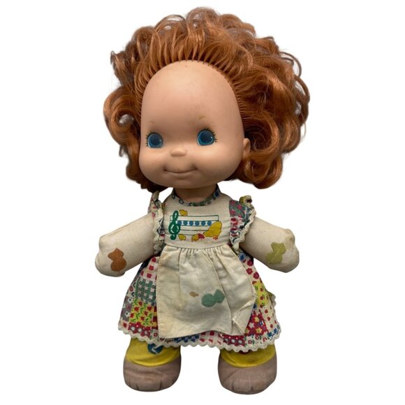 Vintage 1974 Mattel Red Hair Doll With Floral Patchwork Outfit READ - Picture 1 of 10